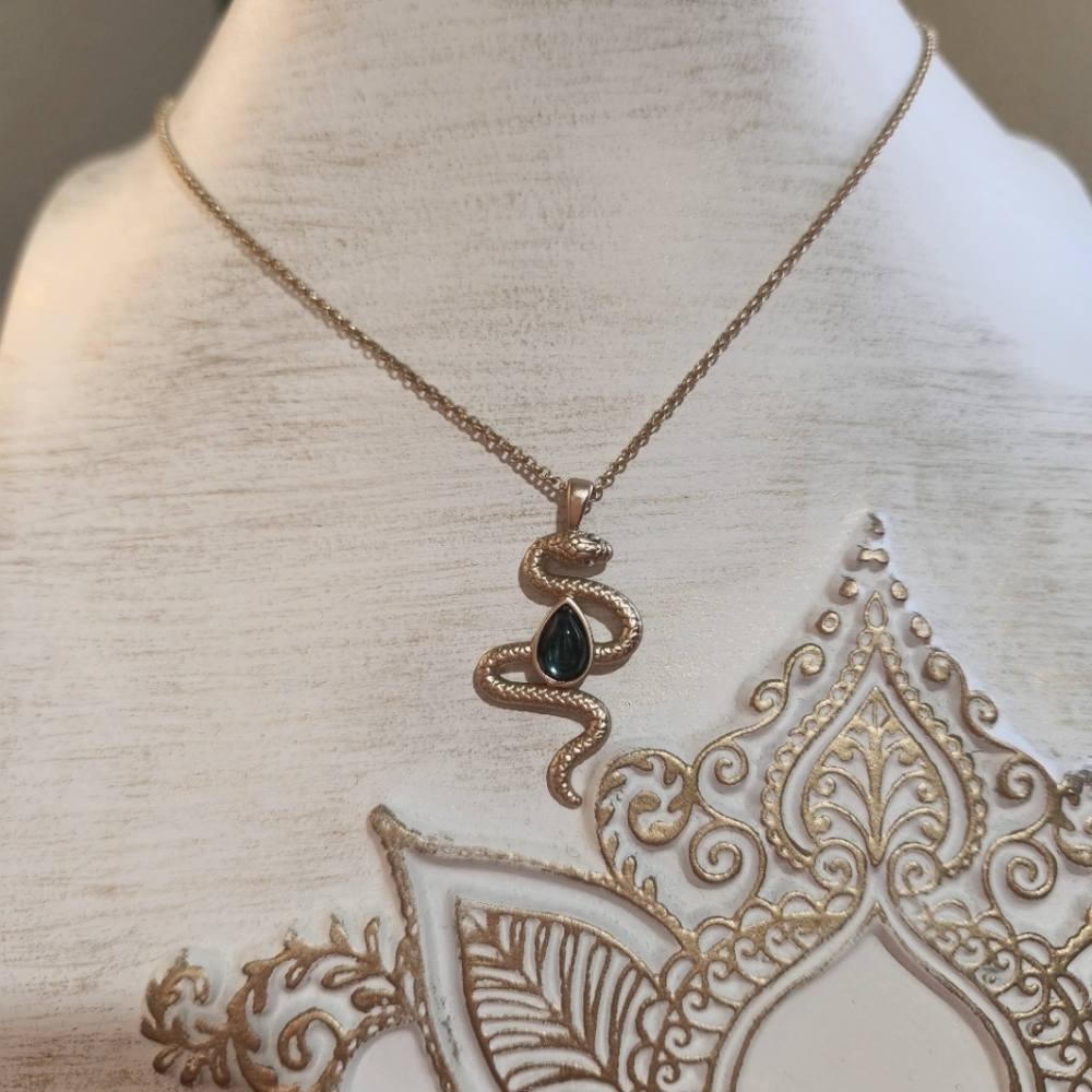 🐍Lucky brand snake necklace